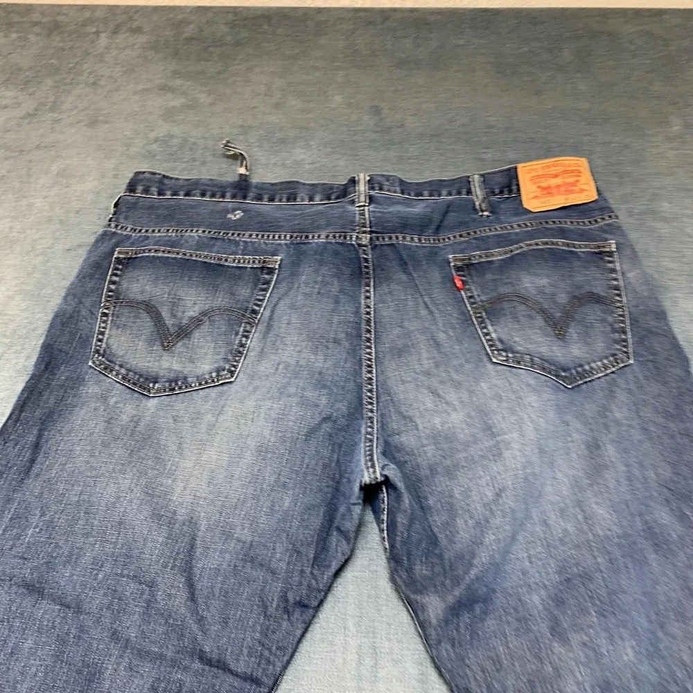 Vintage Levi's 569 Jeans Mens 42x30 Blue Denim Cotton Loose Straight Leg Y2K